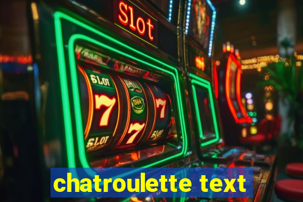 chatroulette text